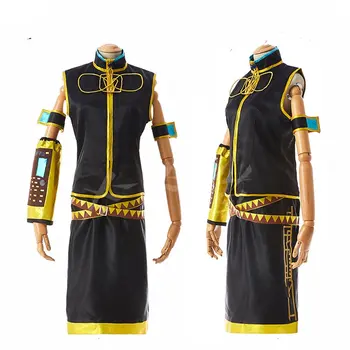 

Amine Hatsune Miku Cosplay VOCALOID Megurine Luka uniform Cosplay Halloween Women Cosplay Costume