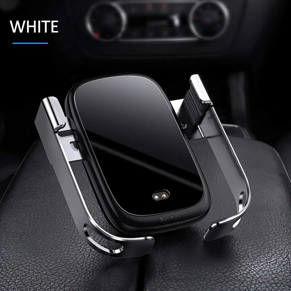 

Baseus 10W Qi Wireless Car Charger For iPhone Intelligent Infrared Air Vent Holder Charger Fast Charging for iPhone 11 Pro XS