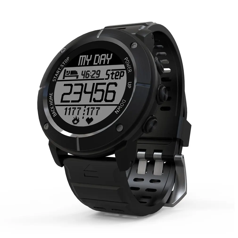 

1.2 Inch Display Waterproof Outdoor Hiking Running Smart Watch Heart Rate Monitor GPS Thermometer Sport Watch