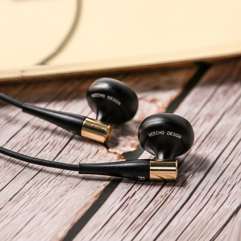 REECHO RC ONE Earbud 14 мм Динамический драйвер гарнитура HIFI металлический бас наушники флагманский наушник с посеребренным кабелем