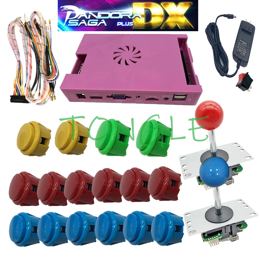 

3D семейная консоль Pandora Сага DX 5000 в 1 аркадная игра Jamma набор «сделай сам» с копией SANWA Кнопка джойстик 3P 4P сохранение игры высокий балл