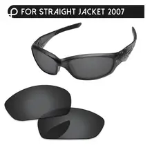 Papaviva черные поляризованные Сменные линзы для прямой куртки 2007 солнцезащитные очки оправа UVA и UVB Защита