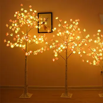 

LED Starry String Lights Tree Table Lamp For Bedroom Party Home Decoration Desk Lamps
