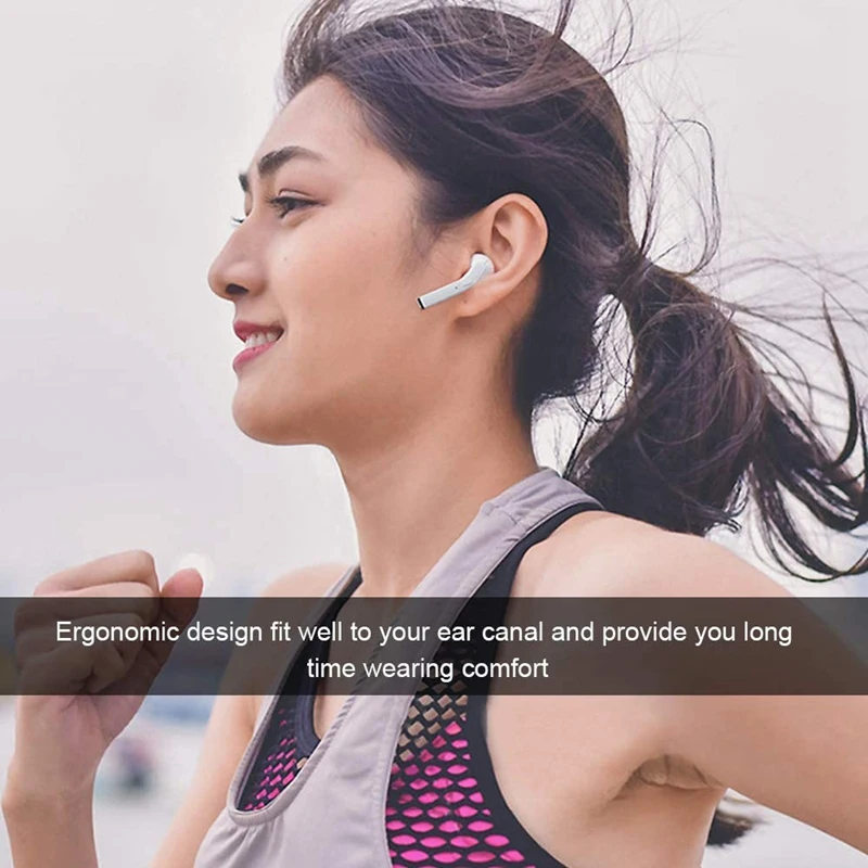 H19T TWS Bluetooth Earphone Mini Portable Wireless Headphones In Ear Noise Canceling Headphones for IOS Android