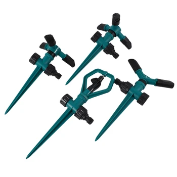 

4Pcs Garden Lawn Sprinklers, Automatic 360 Rotating Adjustable Garden Sprinklers, for Garden Irrigation