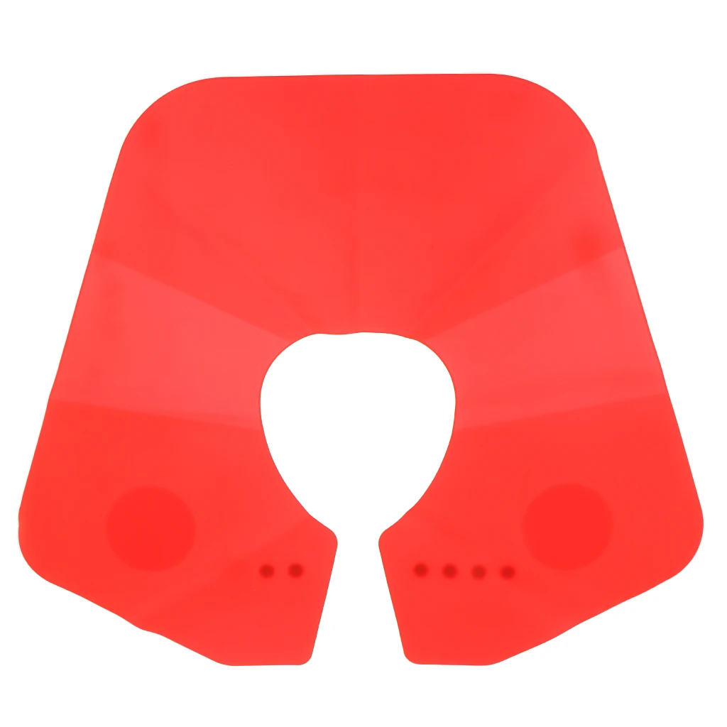 Silicone Salon Waterproof Hair Dyeing Cutting Chemical Coloring Cape Collar