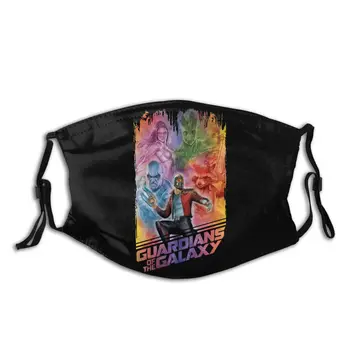 

Starlord Mouth Face Mask Star-Lord Crew Facial Mask Funny Fashion with 2 Filters for Adult