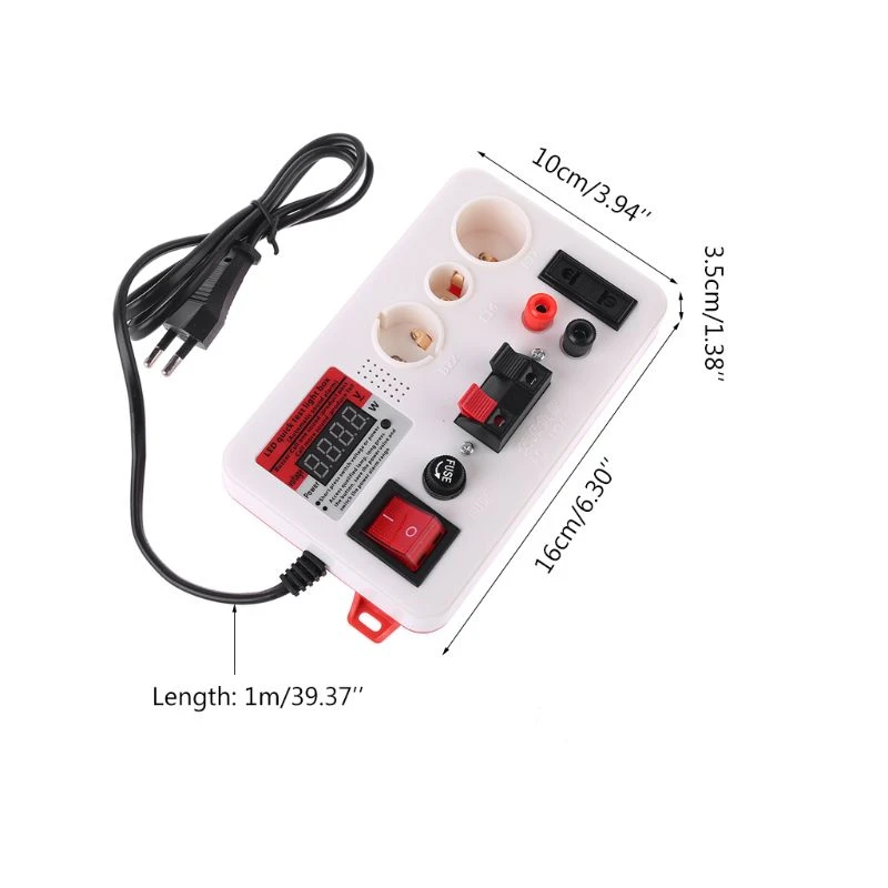 ROSEBEAR LED Light Voltage Power Tester Light Quick Fast Testing Box for E27 B22 E14 Light Bulb AC Load Lights ROSEBEAR LED Light Voltage Power Tester Light Quick Fast Testing Box for E27 B22 E14 Light Bulb AC Load Lights
