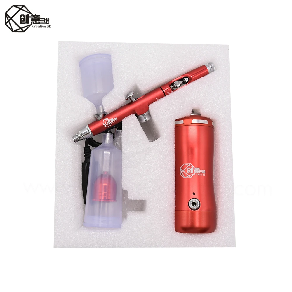 Creative3D 3D printer-specific model spray paint coloring portable air pump automatic stop charging mini spray gun SG01