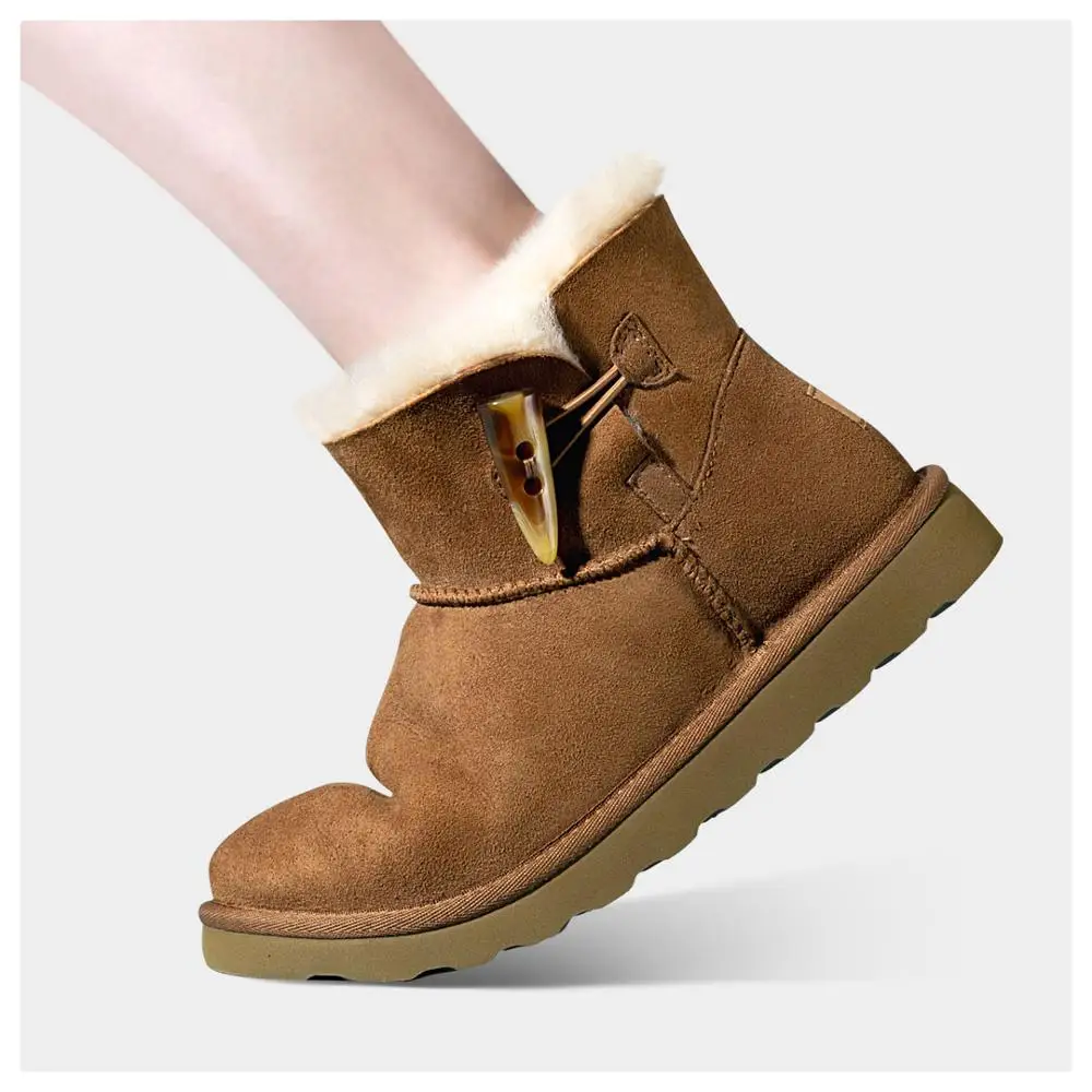  Xiaomi Sheepskin snow boots Warm and breathable Cold resistance Light and soft Women Snow Shoes she