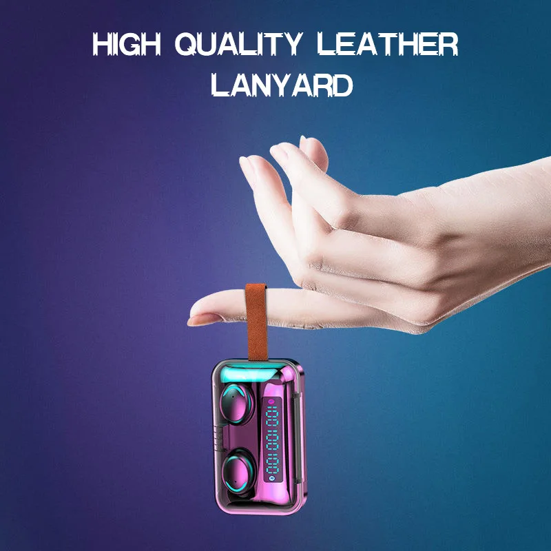 True wireless headphone HiFi Bluetooth Earphones Waterproof Earbuds With Led Display gaming Headset For Huawei xiaomi pk tws i12