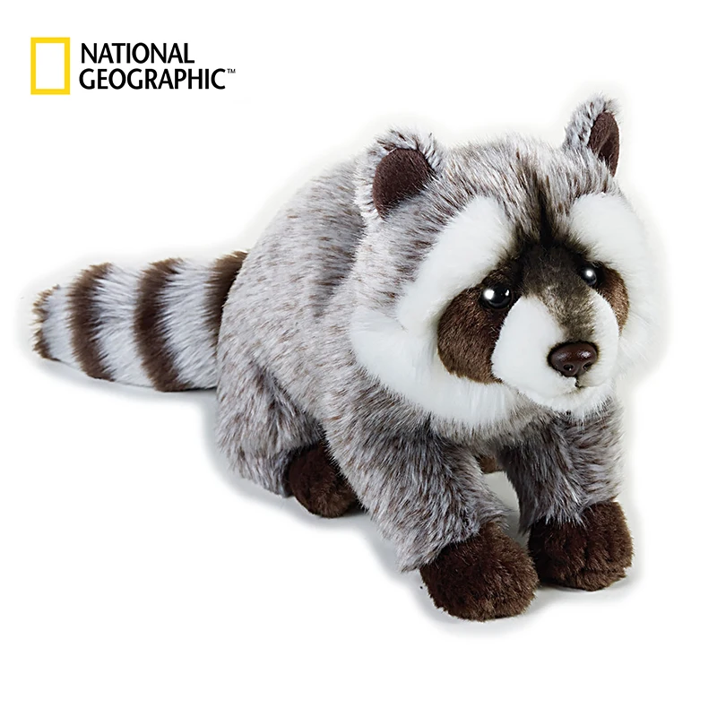 National Geographic North America 10 5 &quotЕнот мягкий плюшевый енот Имитация Плюшевые животные