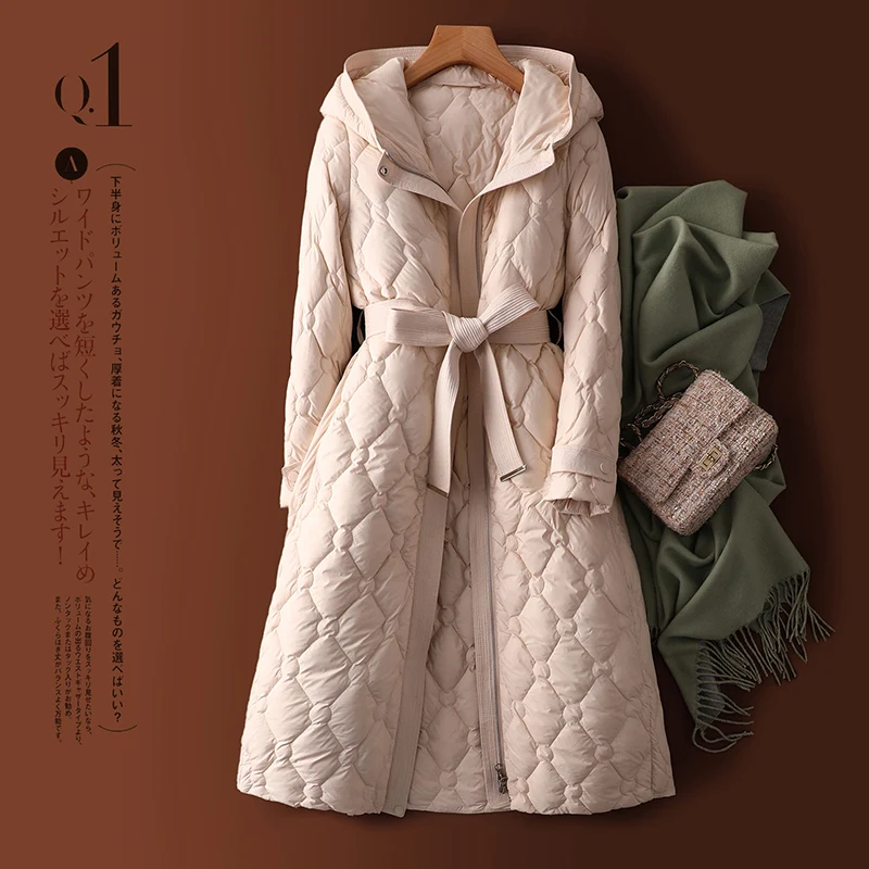

Abrigos Mujer Invierno 2020 Wide-waisted Thin 90% White Duck Down Down Jacket Women High Quality Women Coats warm