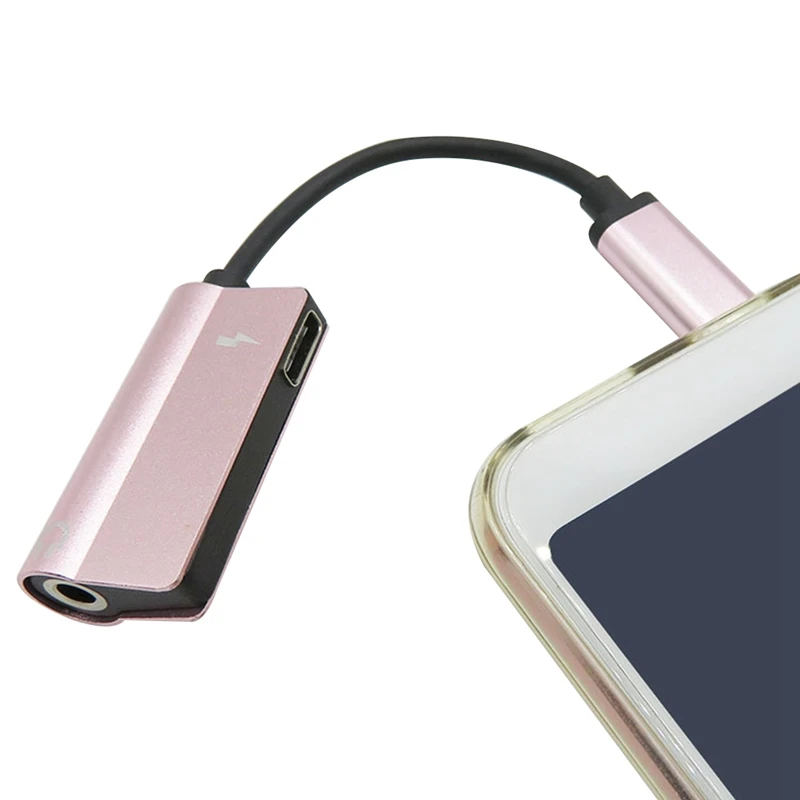 Usb type-C аудио адаптер для зарядки 2 в 1 type C штекер для женщин 3,5 мм разъем для наушников+ зарядный конвертер для huawei P20 Pro