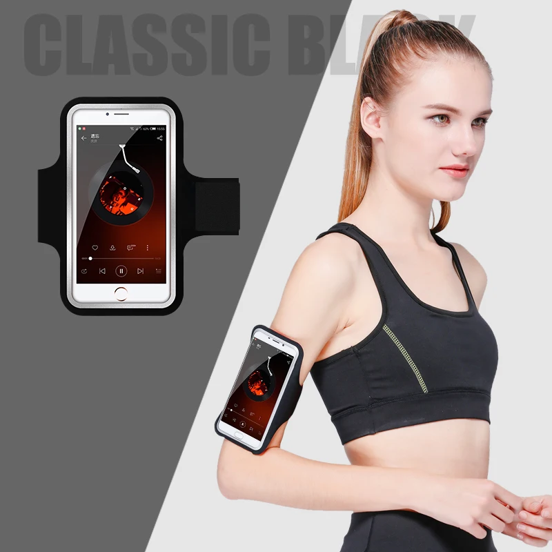 Держатель для телефона бега женские спортивные повязки iPhone 11 Pro Max XS XR 8 7 Plus Samsung S20
