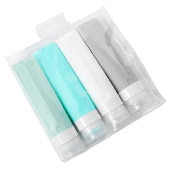 

4Pcs Travel Bottle Refillable 80ml Portable Small Dispenser Cosmetic Bottles Reusable Bottles for Outdoor