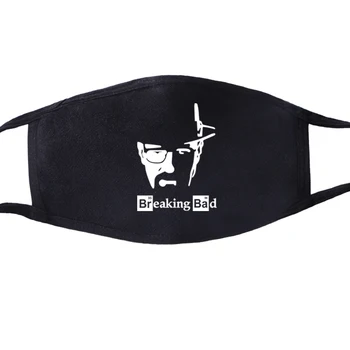 

Breaking Bad Print Face Mask Unisex Multi Style TV Show Mascarilla Dustproof Mouth Masks Anti Dust Winter Warm Washable Mask