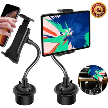 

360 Degree Handy Car Drink Cup Phone Mount Holder Mobile Phone Car Mount in cup for iphone 7 plus tablet pc