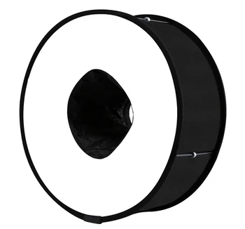 

Photography Flash Diffuser Universal Foldable Flash Light Annular Professional Speedlight Accessories Softbox 45CM