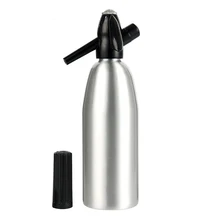1L DIY Soda Water Siphon Home Drink Juice Machine Bar Beer Soda Maker Tools Steel Bottle Soda Stream Foam Cylinders Co2 Injector