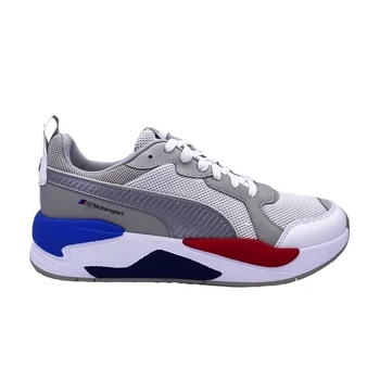 

PUMA BMW MMS X-RAY SNEAKERS white silver blue red 306503-02