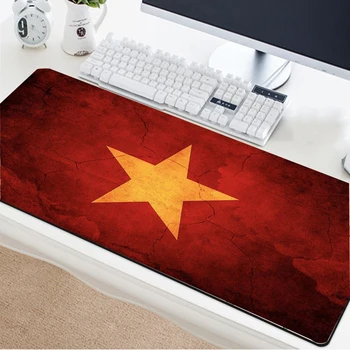

Yuzuoan retro banner pentagram mouse pad large size lock-edge keyboard mouse pad custom