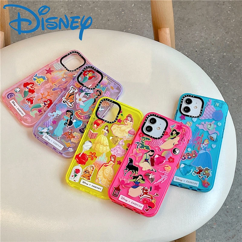 Disney Princess Ariel Cute Ins Case For Iphone 11 12 Pro Max 7 8 Plus X Xr Xs Max Se2 Back Cover Soft Cartoon Phone Shell Cell Data Cables Aliexpress