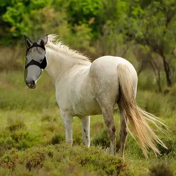 

Insect-proof head cover For horses, flying mask For horses, mask equestrian supplies, and breathable comfortable horse Y4Y9