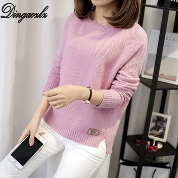 

2019 Korean Fashion Women Sweaters and Pullovers Sueter Mujer Long Sleeve Turtleneck Solid loose Sexy Elastic Women Tops