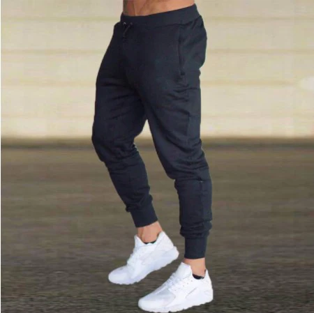 2019 New Men Joggers Brand Male Trousers Casual Pants Sweatpants Jogger 15 color Casual GYMS Fitness Workout sweatpants Picture color