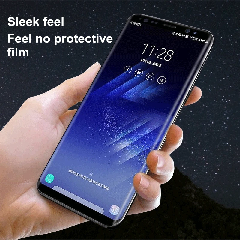 Закаленное стекло пленка для samsung Galaxy Note 8 9 S9 S8 Plus S7 Edge 9D полный закругленный