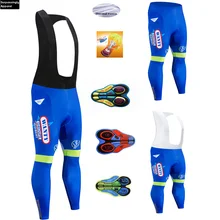 6XL мужские синие Wanty велосипедные штаны с длинным рукавом зимние 20D гелевые накладки для велосипеда биб колготки Mtb Ropa Ciclismo влагоотводящие штаны
