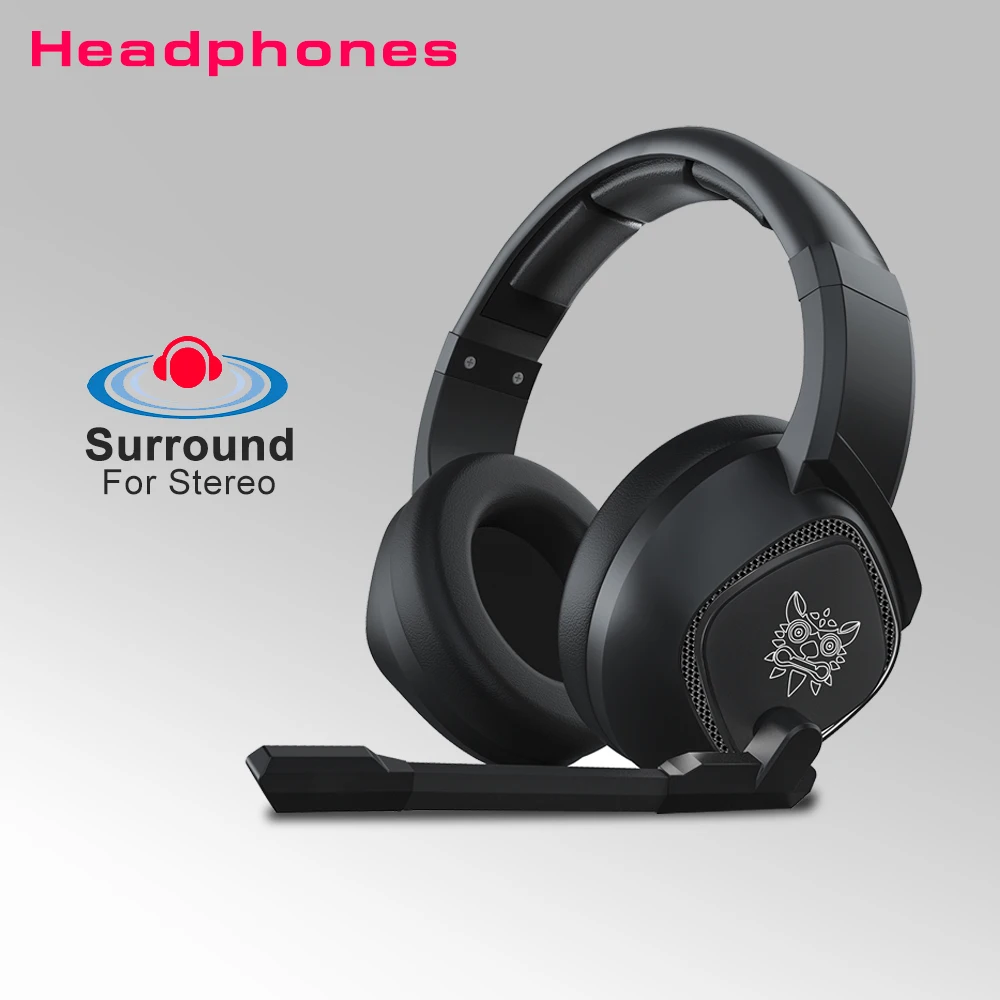 Beexcellent Gaming Headset Earphone Wired Gamer Headphone Stereo Sound Headsets with Mic LED light for Computer PC Gamer
