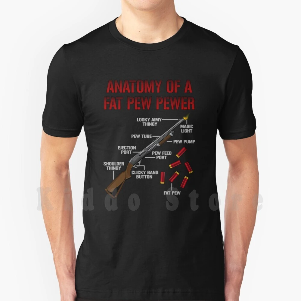 Funny Anatomy Of A Shotgun-shooting Sport-gun Owner T Shirt Print For Men  Cotton New Cool Tee Guns Funny Gun Gun Pistol - T-shirts - AliExpress