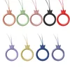 coloful cute mobile phone lanyard Silicone ring ring accessories Mobile phone U disk universal silicone shatter-resistant short ► Photo 1/5