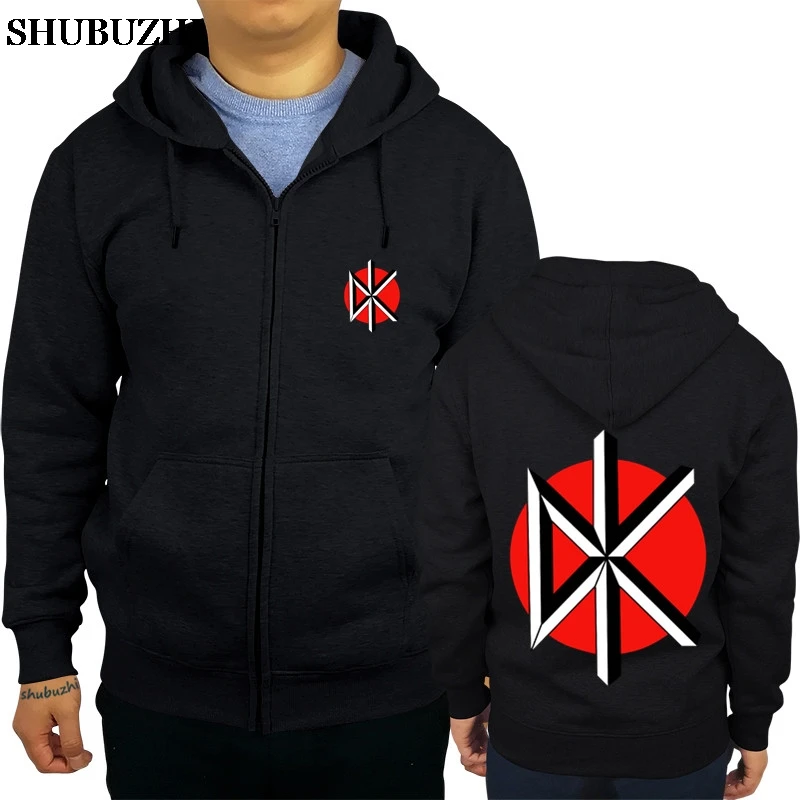 

Men Personality Zipper Sweatshirt Male Hoody Tracksuit Dead Kennedys Logo Mens Autumn Winter Hoodie