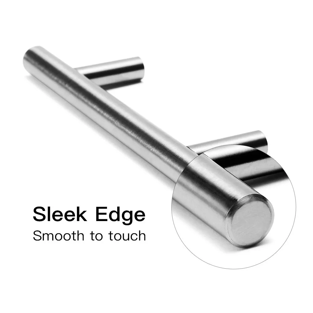 Furniture Handles 50mm-450mm Stainless Steel Kitchen Door Cabinet T Bar Handle Pull Knob Cabinet Knobs