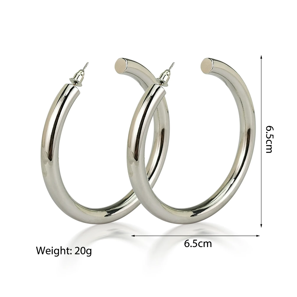 Wholesale Jewelry Fashion Exaggerated Boho Leopard Hoop Earrings