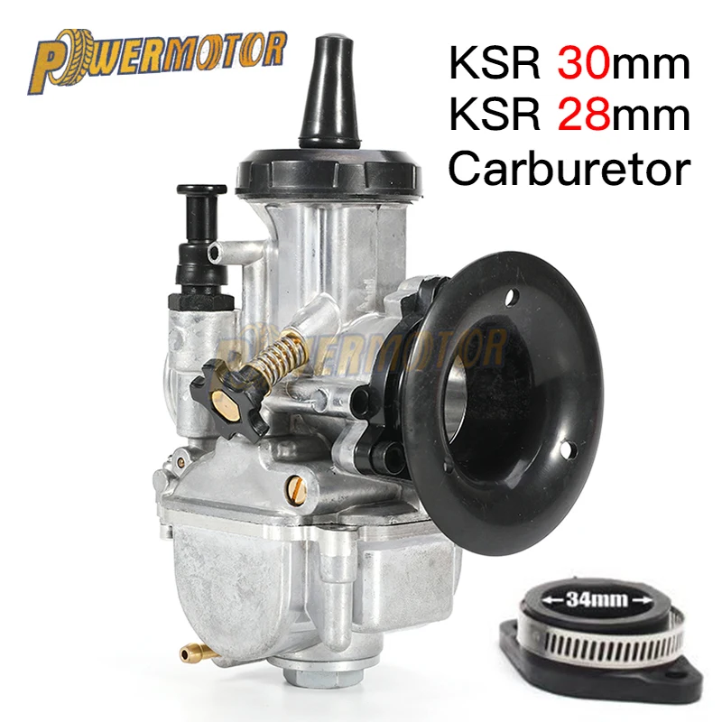 Карбюратор для мотоцикла 4T KSR 28 30 мм эволюционный комплект EVO Carb Honda Yamaha с Power Jet
