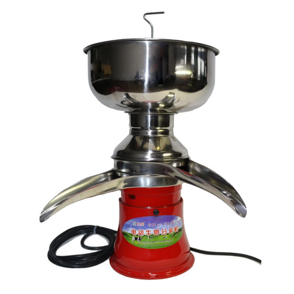 Stainless Steel Electric Milk Cream Separator Milk Cream Centrifugal