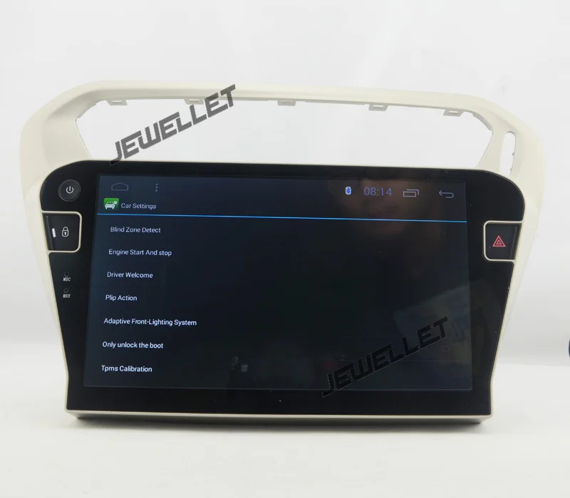 

9" Quad core 2.5D IPS screen Android 10 Car GPS radio Navigation for Peugeot 301 Citroen elysee 2014-2018