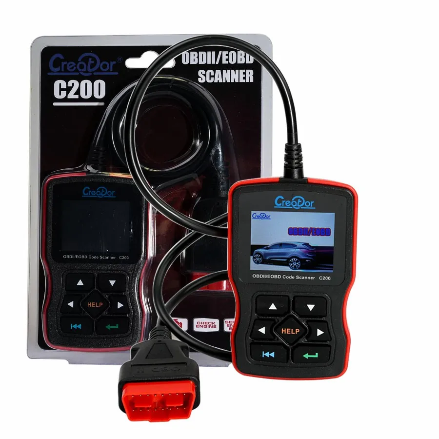 

Creator C200 OBDII/EOBD Code Reader For PETROL&DIESEL European vehicles and US and Asian vehicles