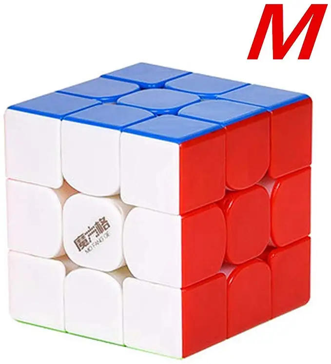 Cuber speed Qiyi Thunderclap V3 M 3x3 stickerless speed Cube MoFangGe Thunderclap V3 3x3x3 Магнитный скоростной куб - Цвет: stickerless