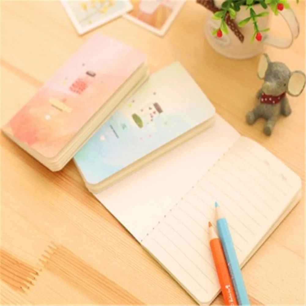 Мини Милая Kawaii тетрадь для дневника с подкладкой бумаги Винтаж Ретро Книга-блокнот детский подарок школьные принадлежности