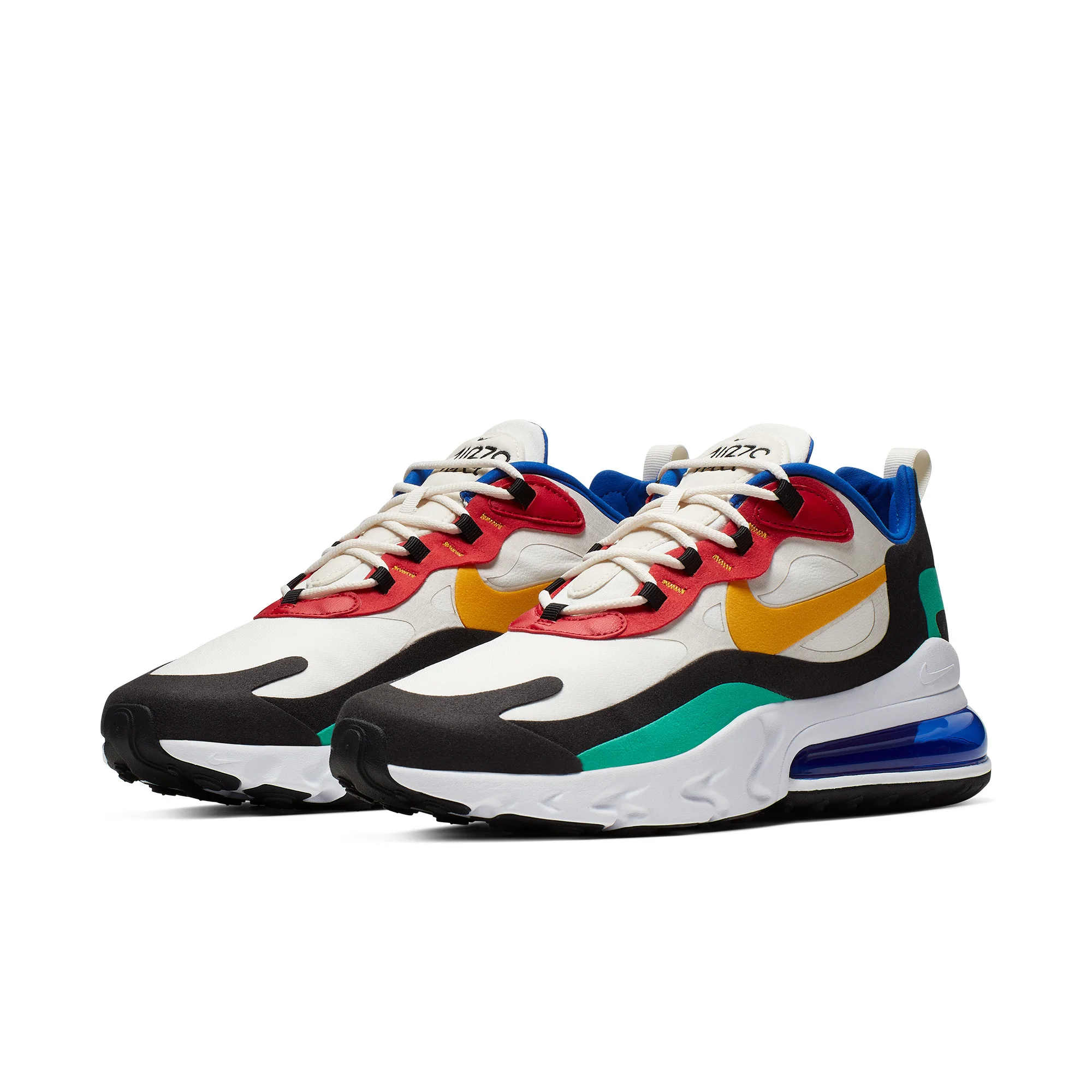 Nike Air Max 270 React Man zapatillas para correr transpirables deportivas antideslizantes zapatillas de deporte al aire libre nueva llegada AO4971 002| | -