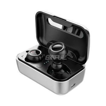 

TWS 5.0 Bluetooth Noise Reduction Earphone Wireless Earphones Waterproof Earphones 3000mAh LED Smart Power Bank Phone Holder