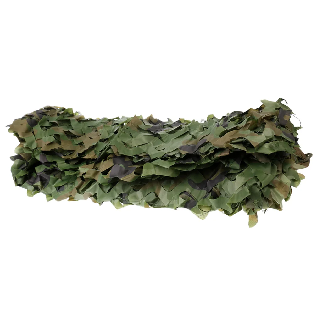 Woodland Camo Tent Camping Military Hunting Camouflage Net Cover Sun Shelter Tent Sun Shade Hunting Camo Netting Covers