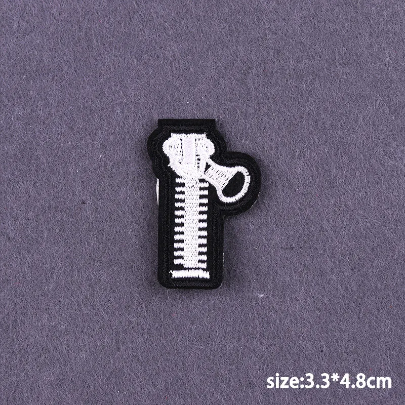 Description Picture 5 of itemPunk Skull Patches For Clothes Cool Characters Patches On Clothing Hippie Fashion Iron On Patches Sewing Accessories