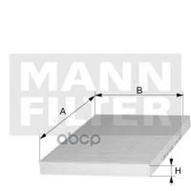 Фильтр Салона MANN-FILTER арт. CUK3569