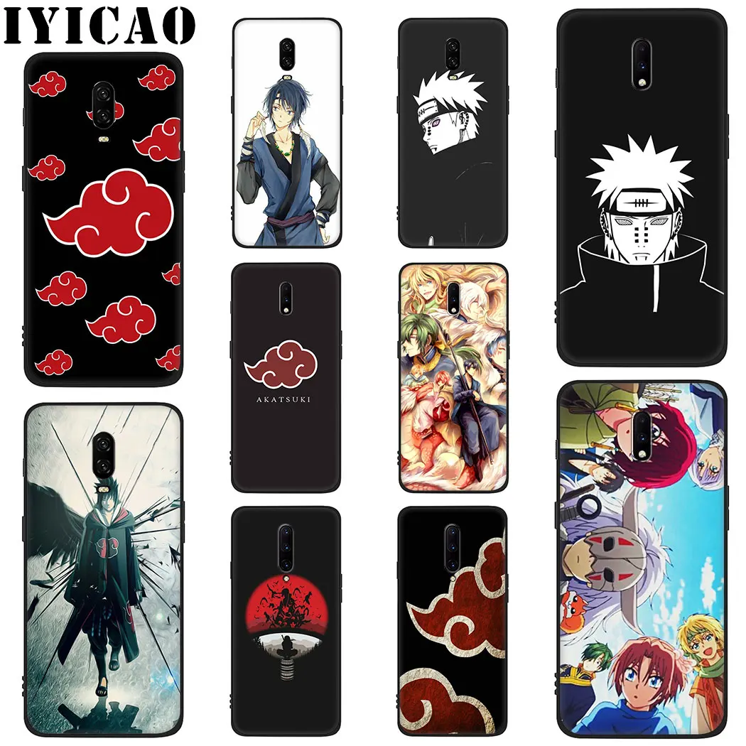 Akatsuki Logo Naruto Leading Soft Silicone Case for oneplus 5 5t 6 6t 7 Pro TPU Cover |